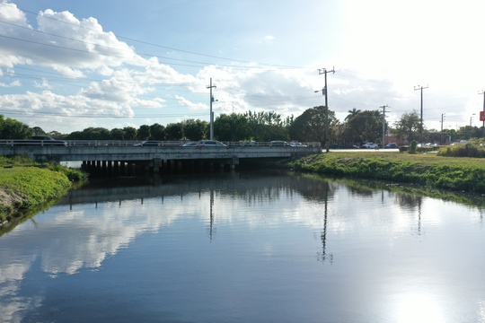 Florida Canal Bridge